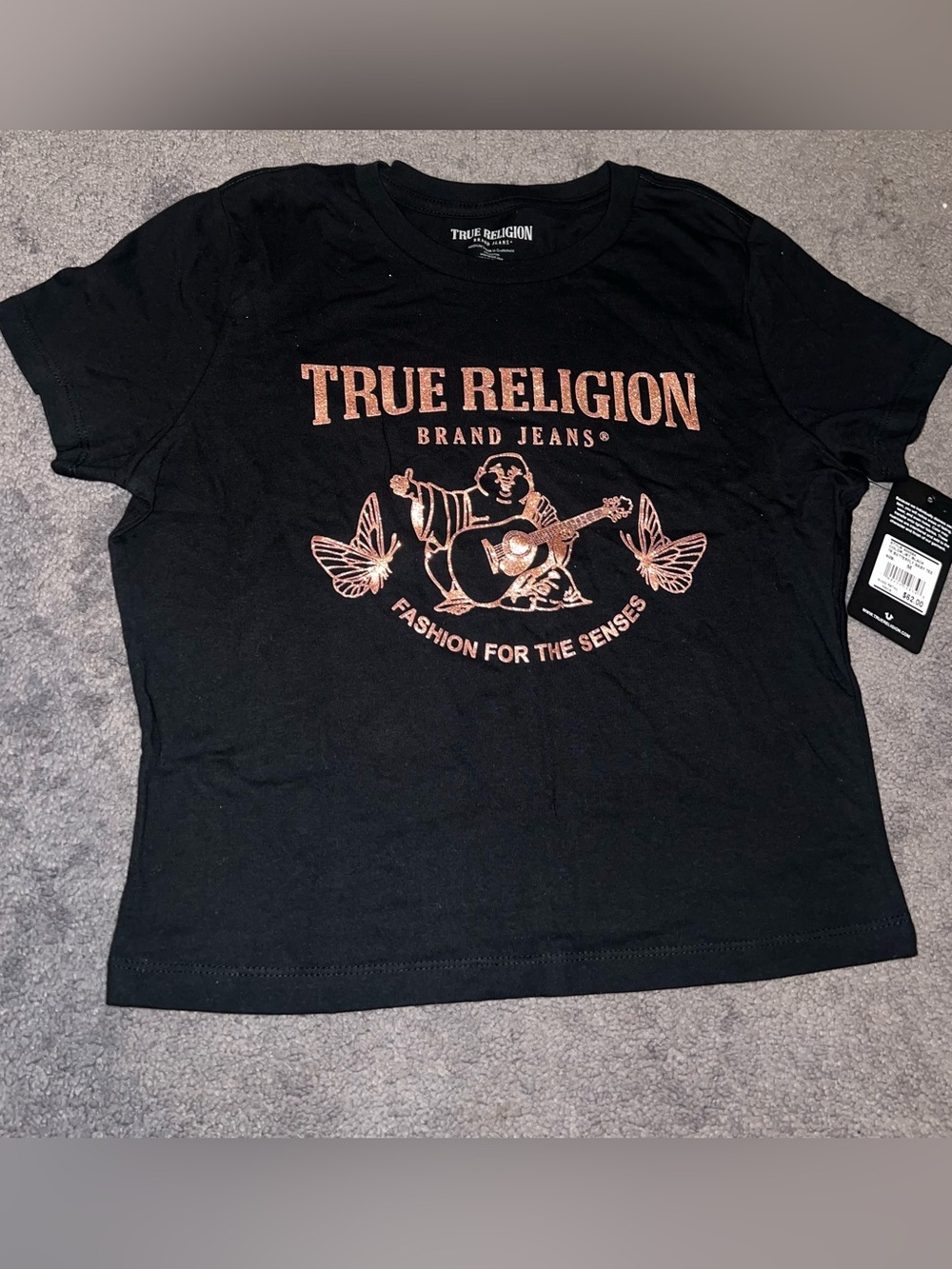 True Religion baby tee cropped